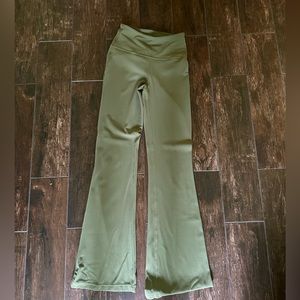 Lululemon Green Nulu flare Pants